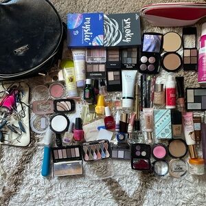 HUGE Cosmetic Makeup, Nail Polish, Perfume, Eyeshadow, Foundation 60+ pieces